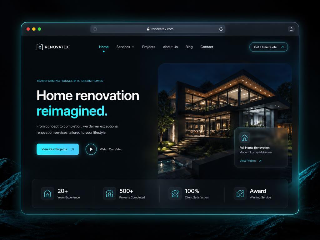 Podgląd strony internetowej: Renovatex